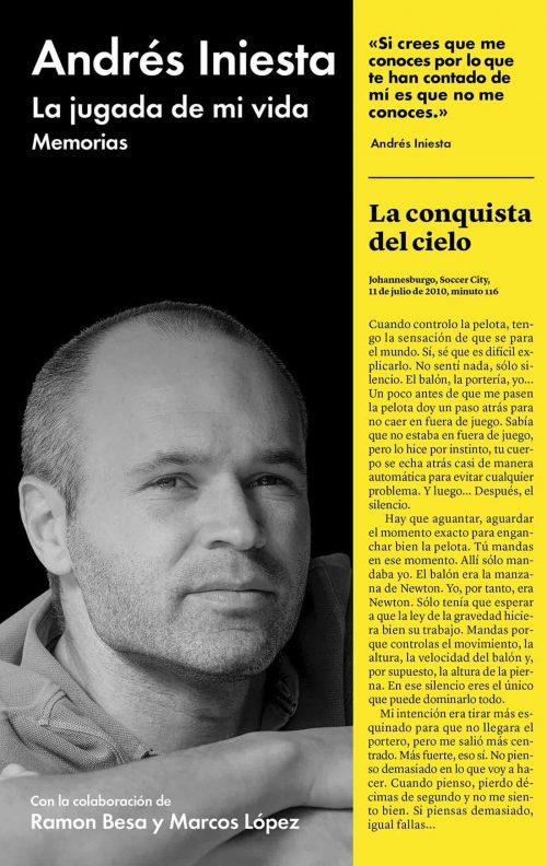 La jugada de mi vida Memorias Andrés Iniesta