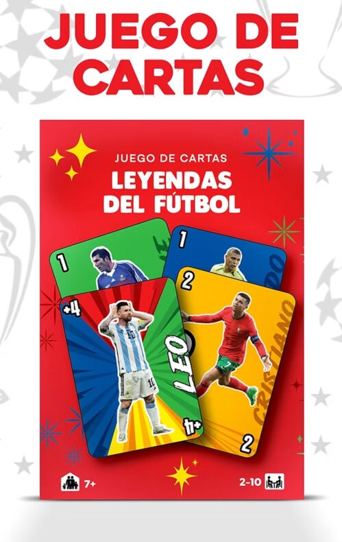 Juego de cartas Leyendas del fútbol
