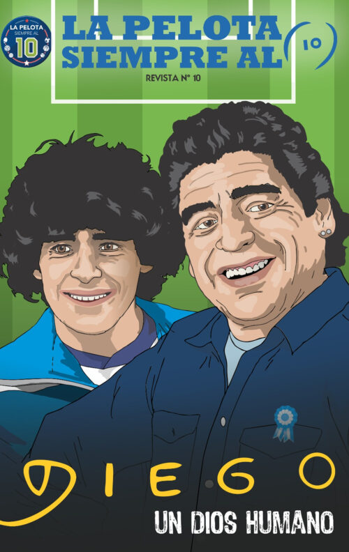 La pelota siempre al 10 Maradona